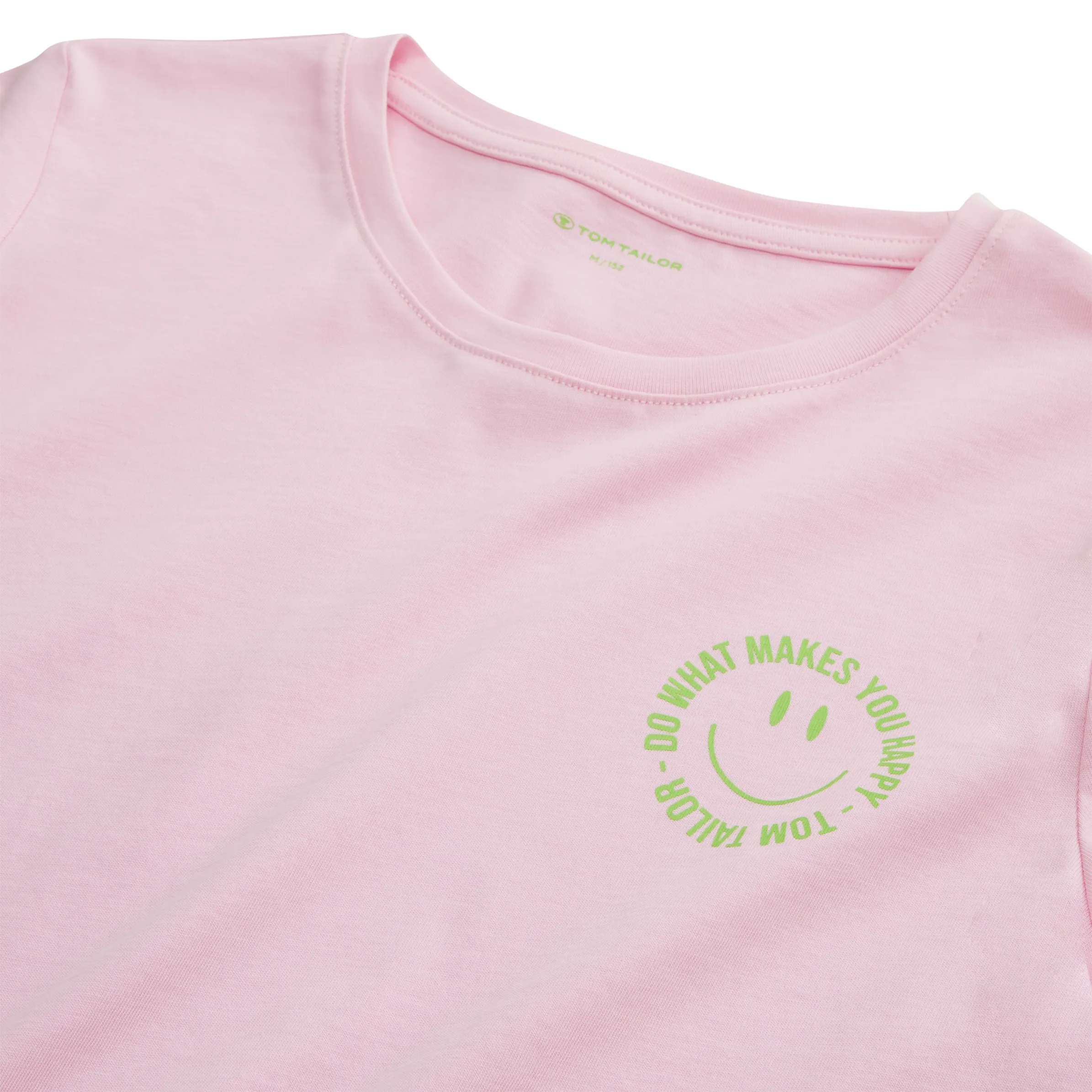 Mädchen Langamshirt mit Smiley-Print
