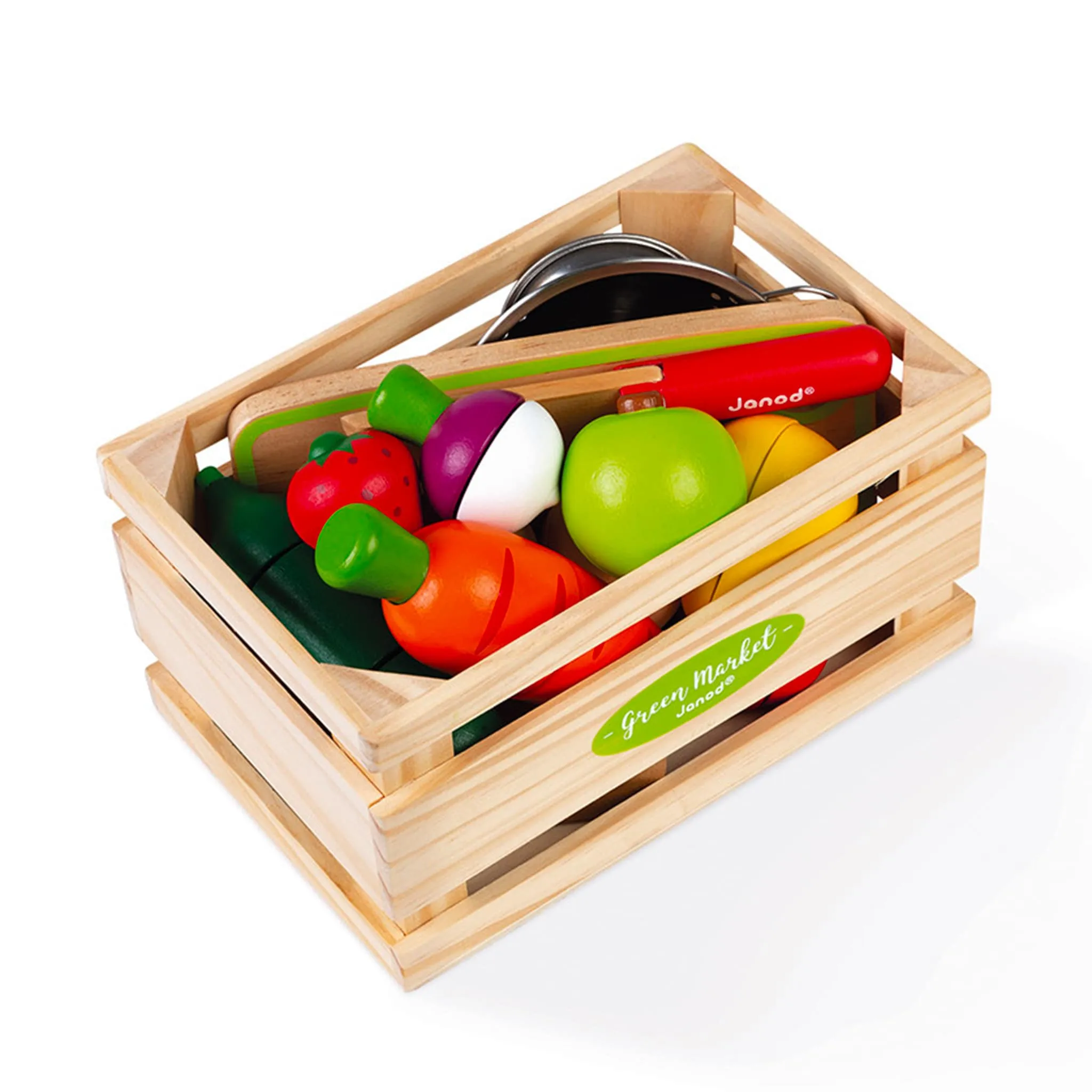 Janod Ensemble De Fruits Et Légumes à Découper