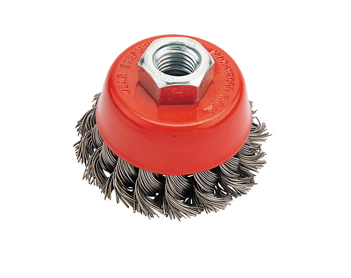 Brosse torsadée acier pour meuleuse Universal 65 mm