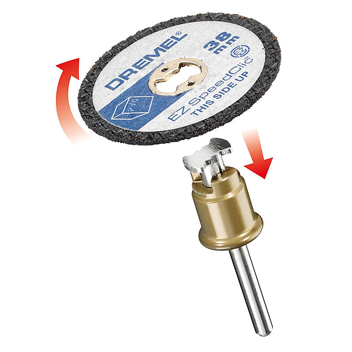 2 disques à meuler Dremel SpeedClic