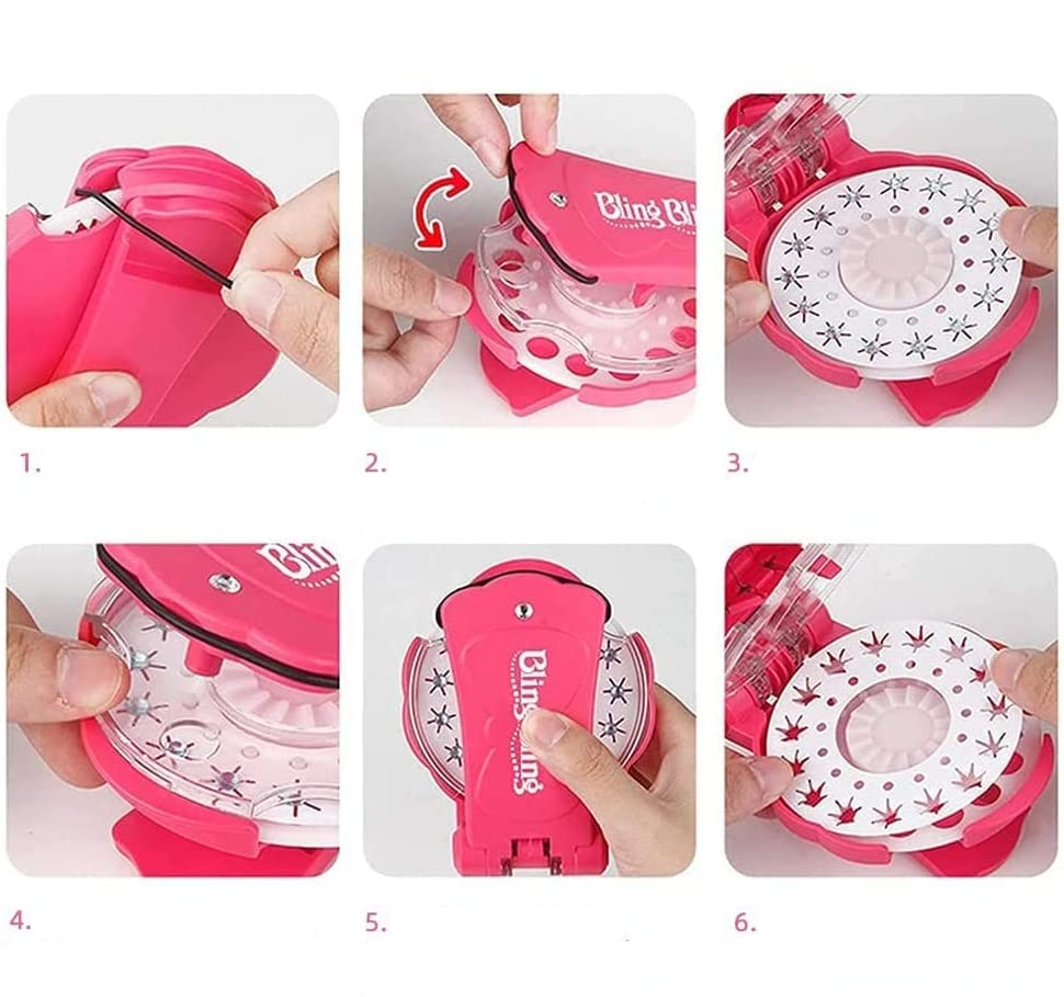(11-tlg. Set) Strass Stein Stempel Haar Aufkleber Selbstklebende Glitzer Sticker - Div. Farben