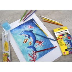 Crayon de couleur COLORI, étui carton de 12
