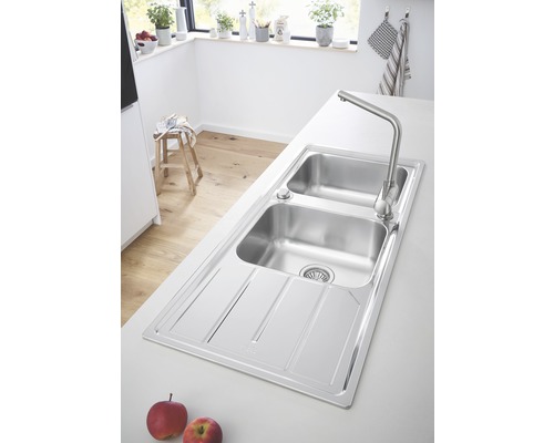 GROHE MINTA supersteel matte keukenkraan 31375DC0
