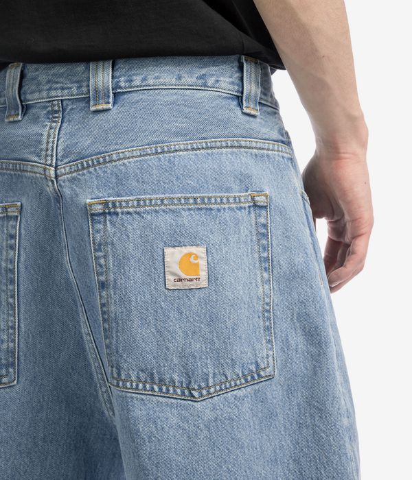 Carhartt WIP Brandon Smith Denim Shorts (blue stone bleached)