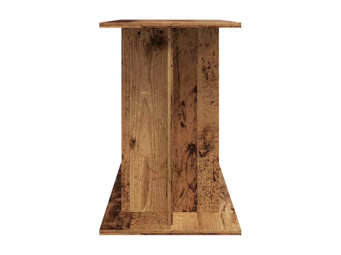 Support pour aquarium vieux bois 100x40x60 cm bois d'ingénierie