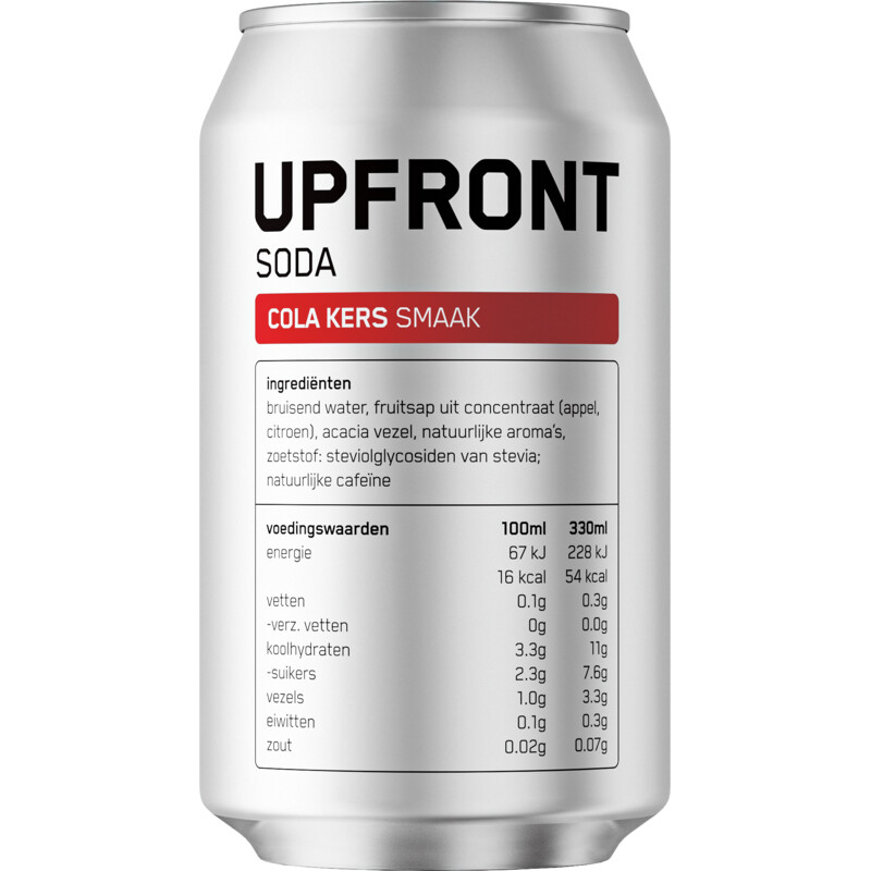 Upfront Soda cola kers smaak