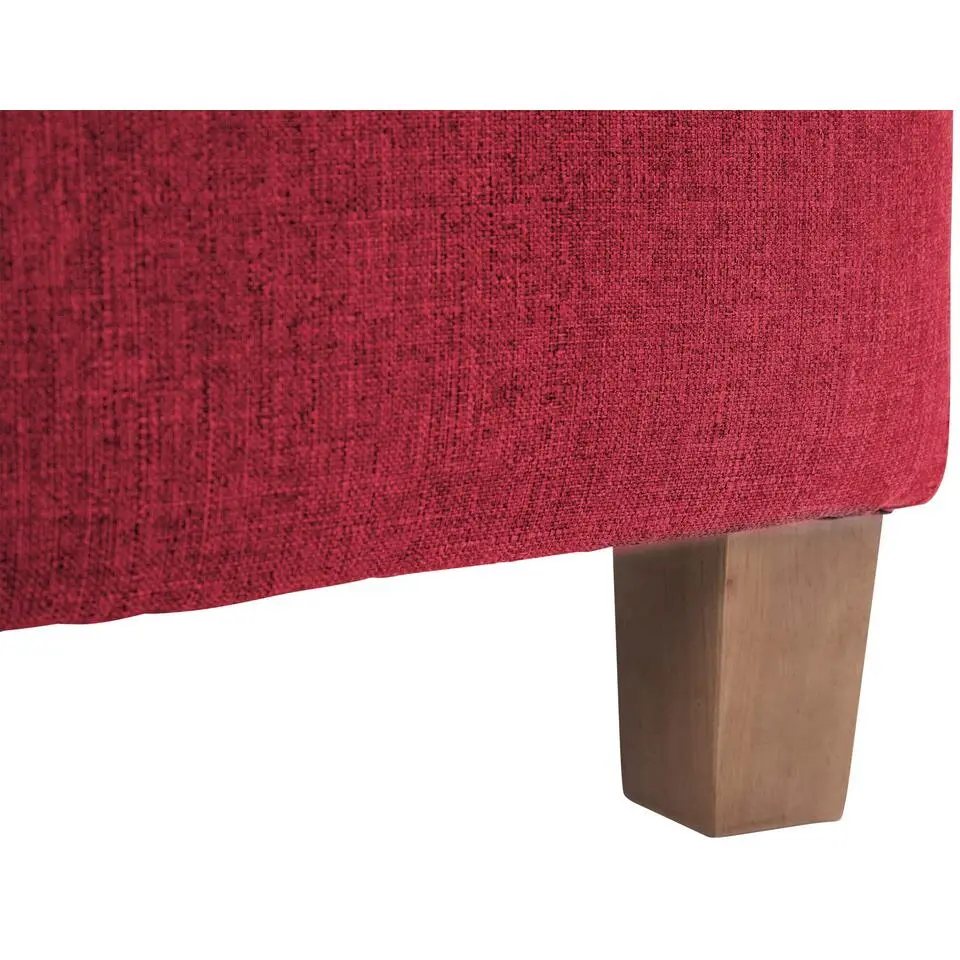 CLP Hocker Pharao antiek licht Frame - Stof - rood