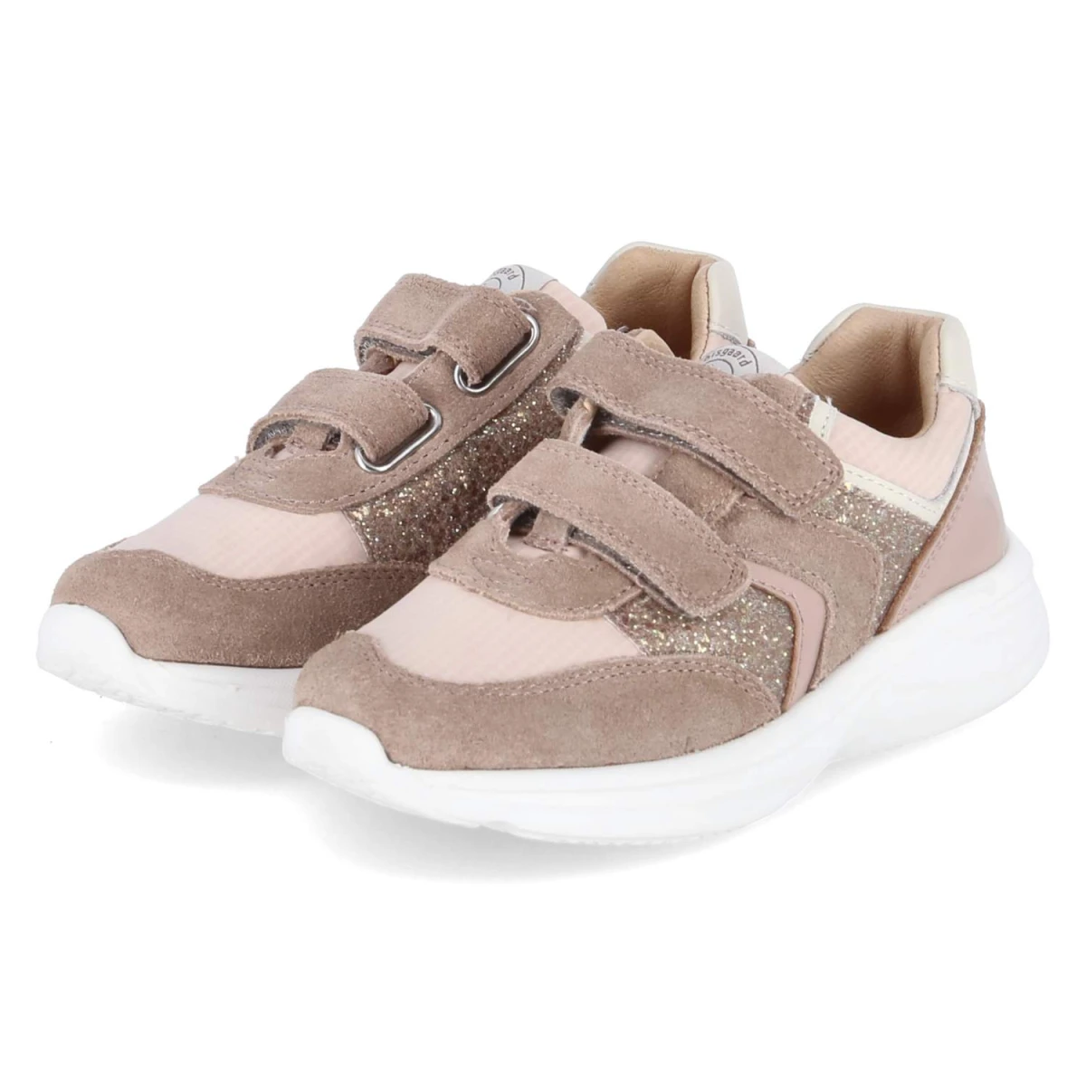 BisgaardLow Sneaker YUKI GLITTER - taupe glitter