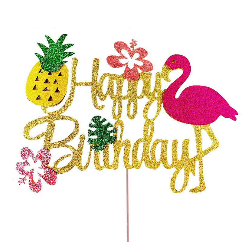 Kuchenstecker Tortenstecker Topper Dekoration für Torten / Kuchen - Hawaii / Geburtstag