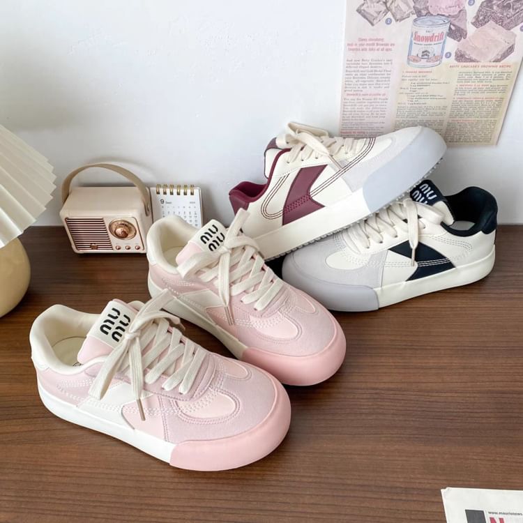 caneik - Color Block veterschoenen