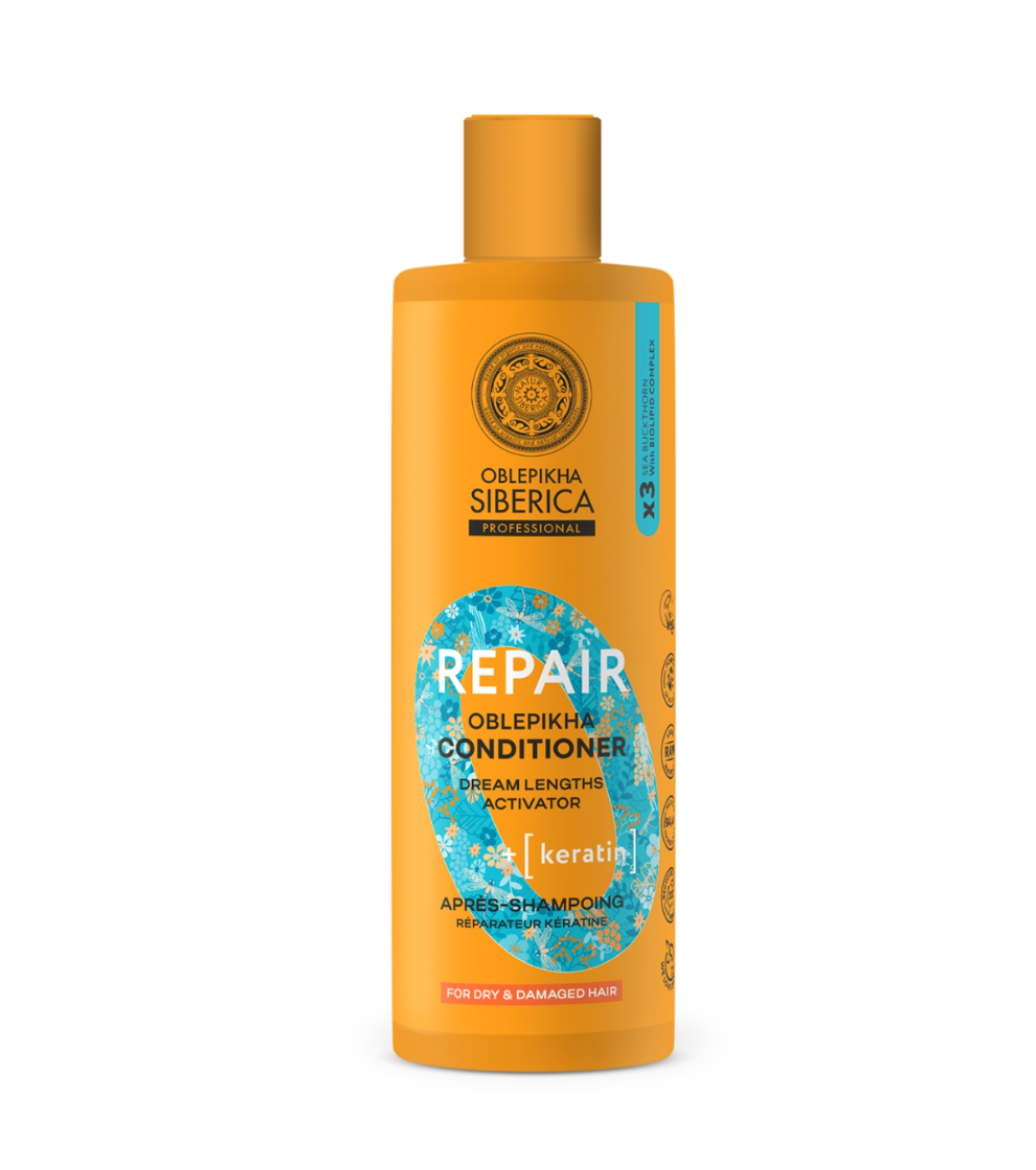 Natura Siberica - *Repair* - Condicionador reparador com queratina