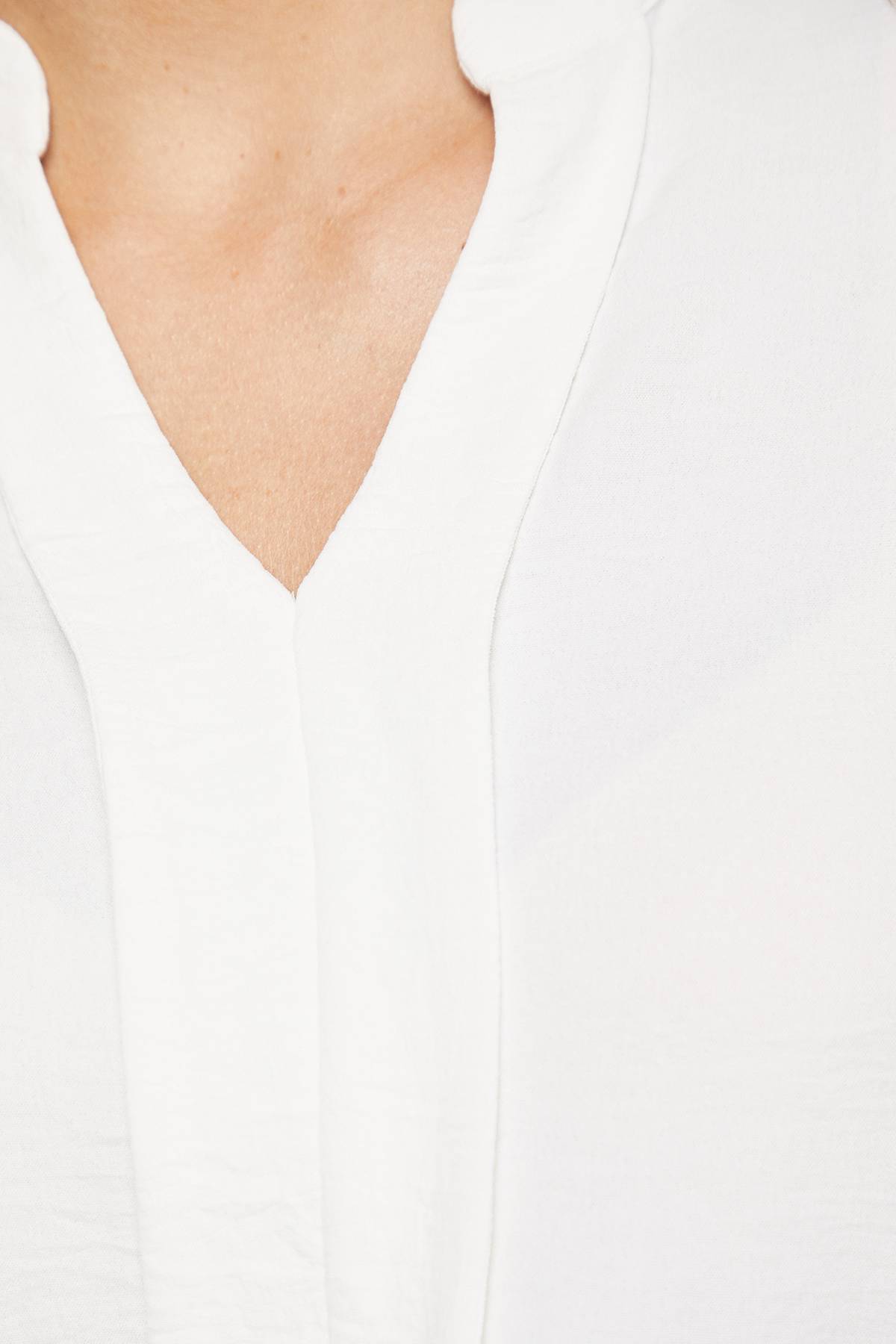 Wallis Blouse Tissée Sans Col