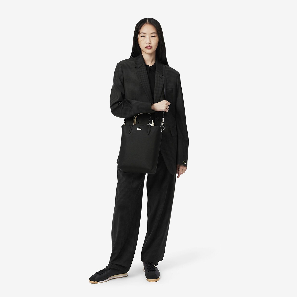 LACOSTE<br>Sacola de compras reversível Anna