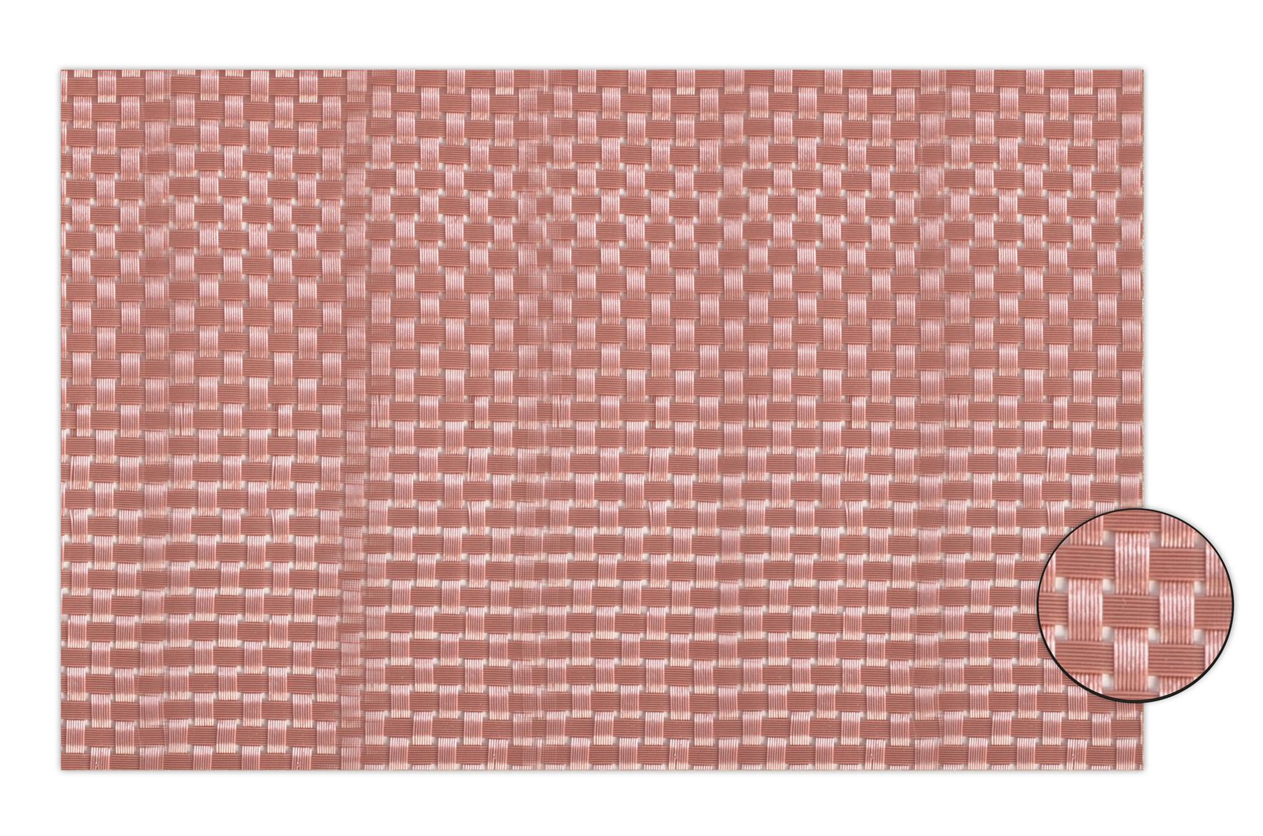 SET DE TABLE STRUCTURE ROSE ROUILLE