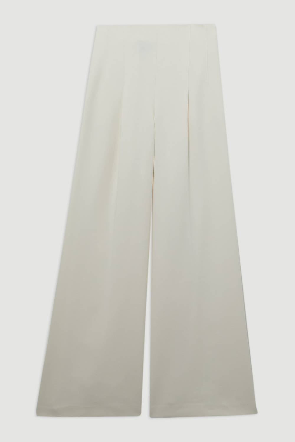 KarenMillen Pantalon Tailleur Essentiel à Jambes Larges Stretch Compact