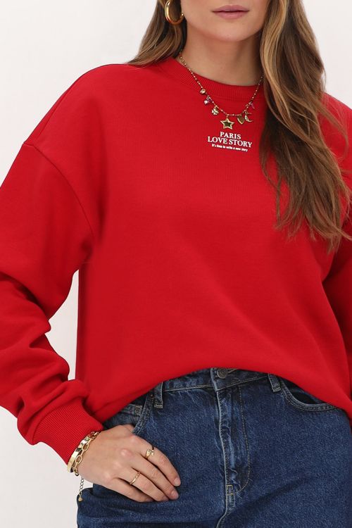 Rode sweater 