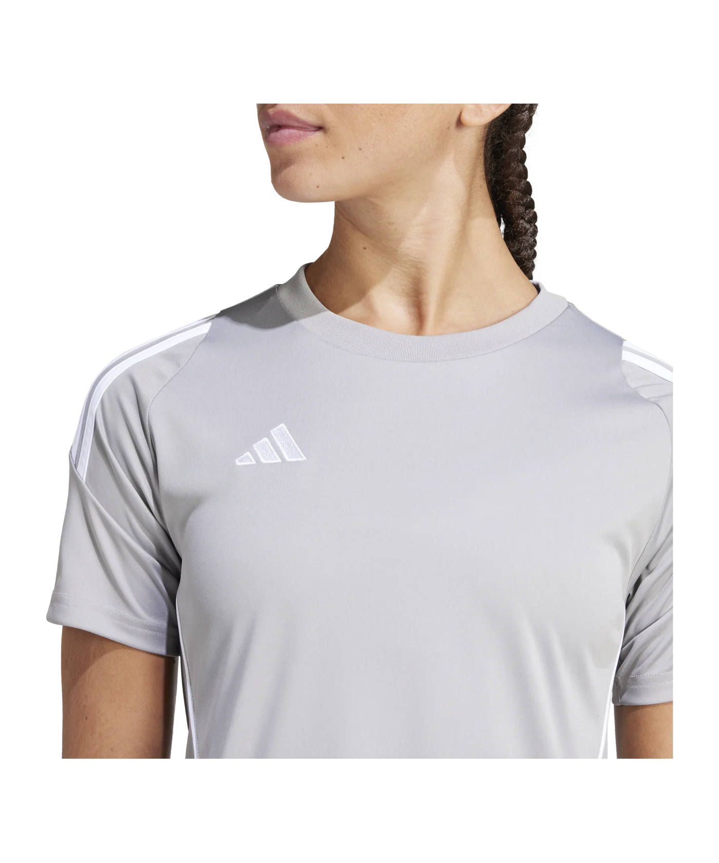 adidas Tiro 24 Trikot Damen Grau Weiss