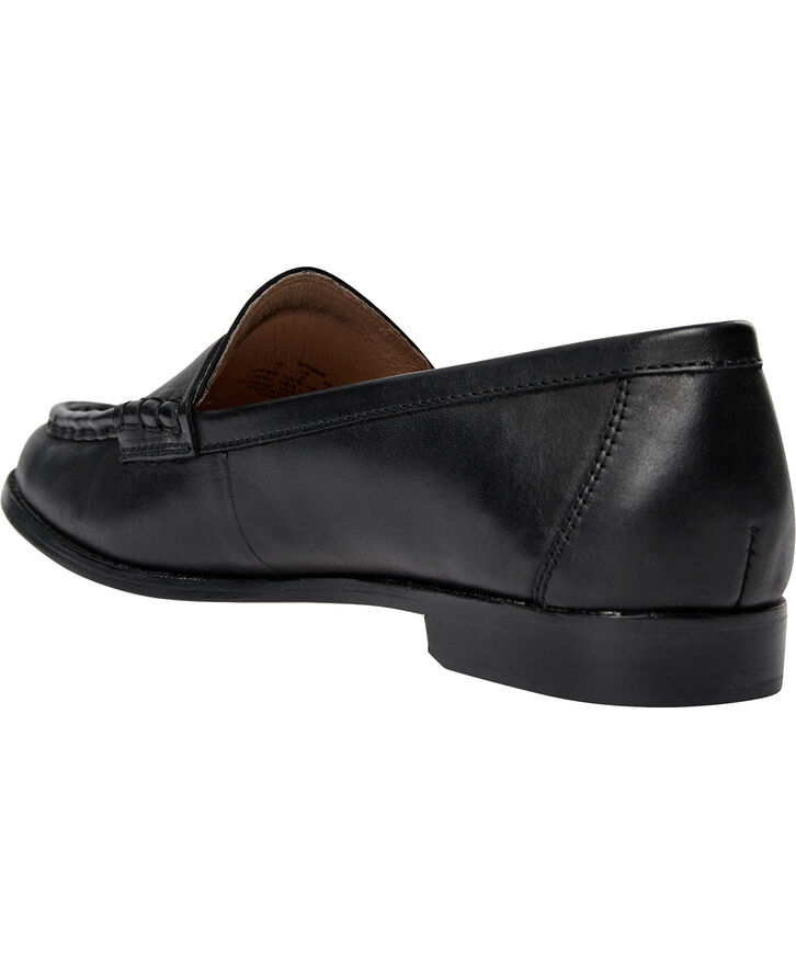 Lauren Ralph Lauren Wynnie Burnished Leather Loafer Sort