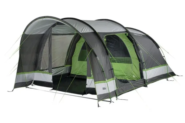 High Peak Brixen 5.0, Kuppeltelt, 5 person(er), Sort, Grøn, Grå