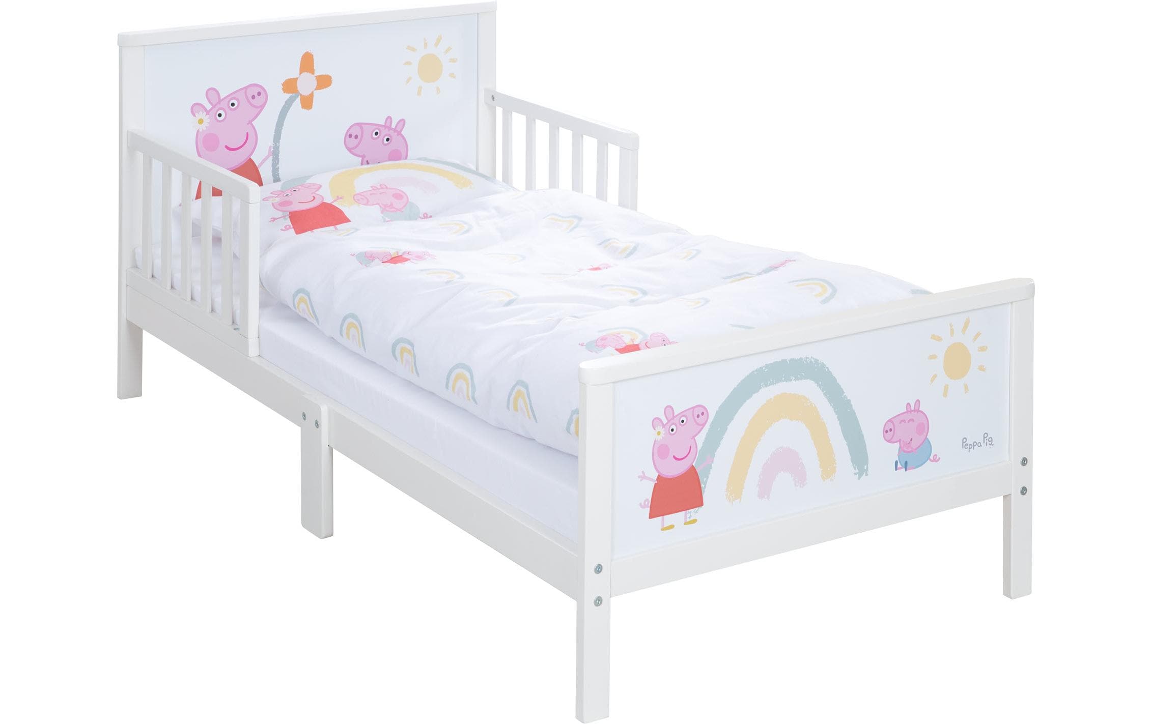 Kinderbett Peppa-Pig 70 x 140 cm<br>Hochwertiges und langlebiges Möbelstück