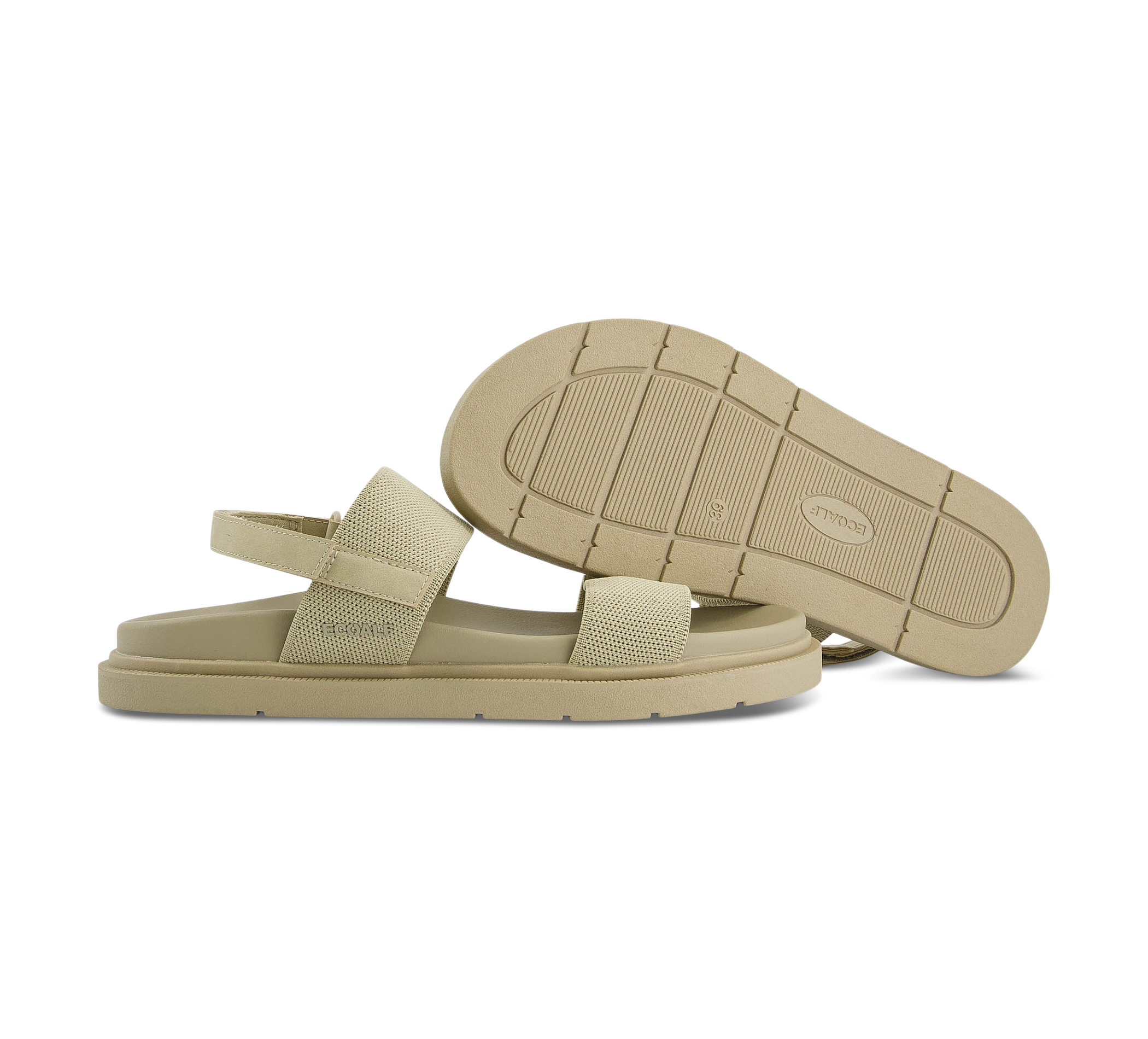 Ecoalf Riemchensandalen beige/taupe