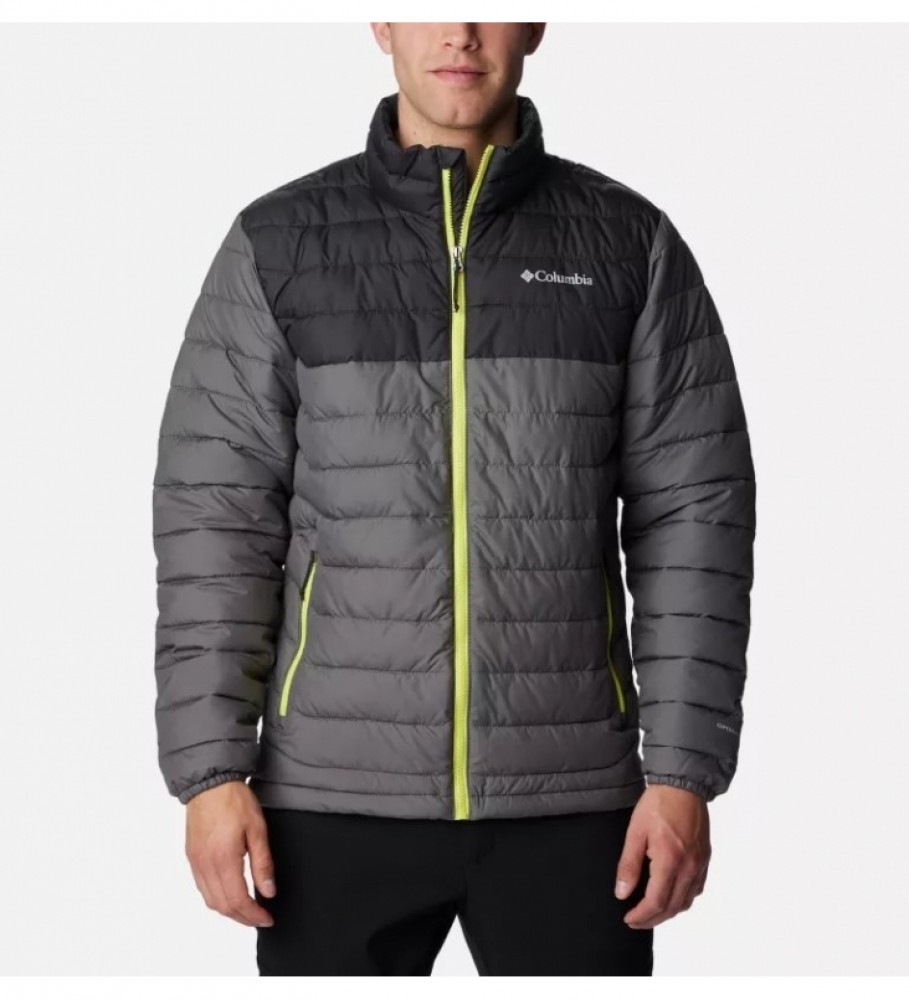 Jaqueta Columbia Powder Lite, cinza