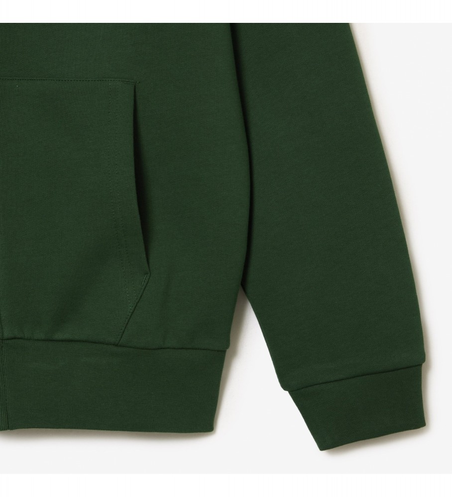 Moletom Lacoste com bolso canguru, verde