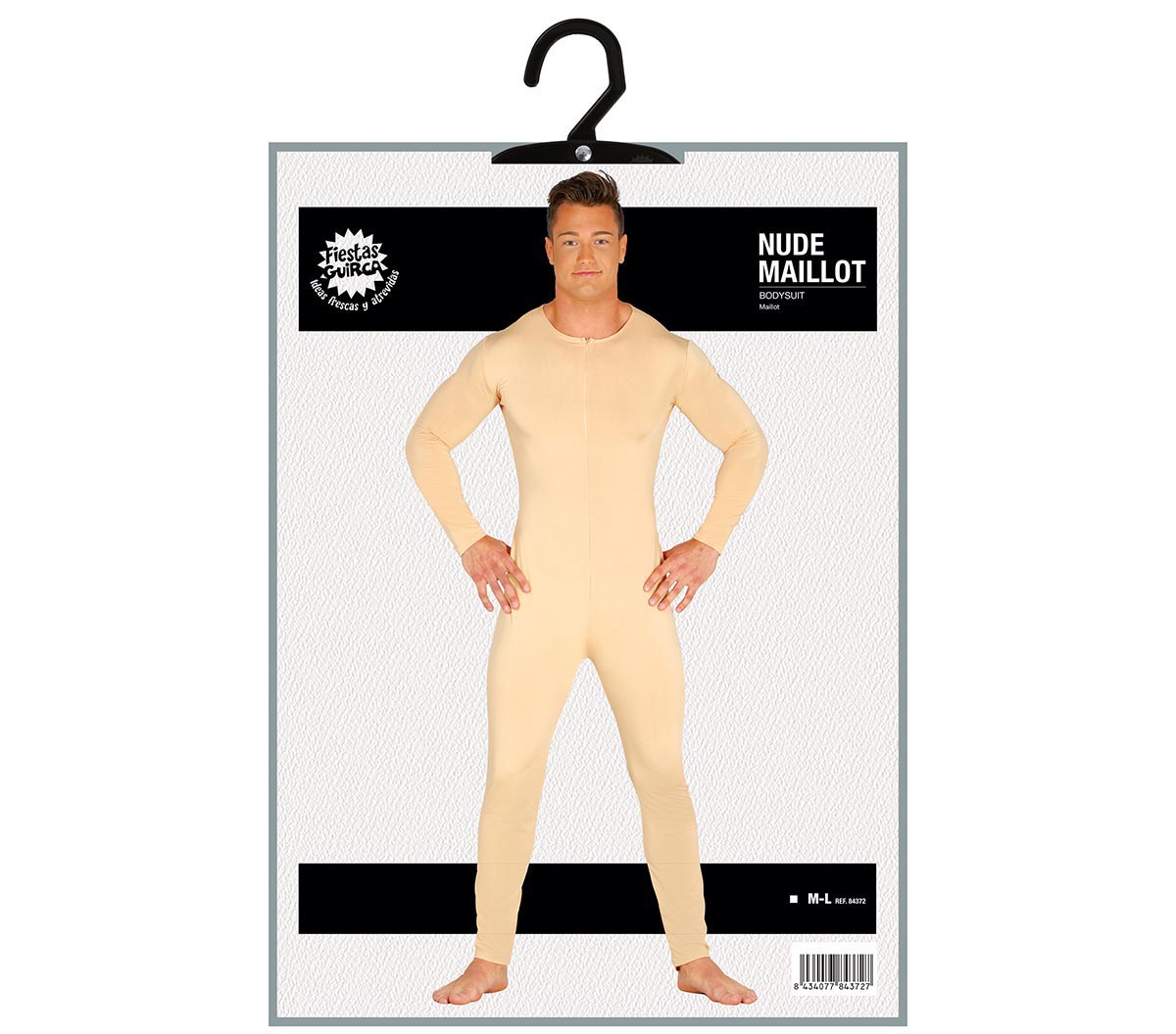 Second Skin Pak Kostuum Nude Heren