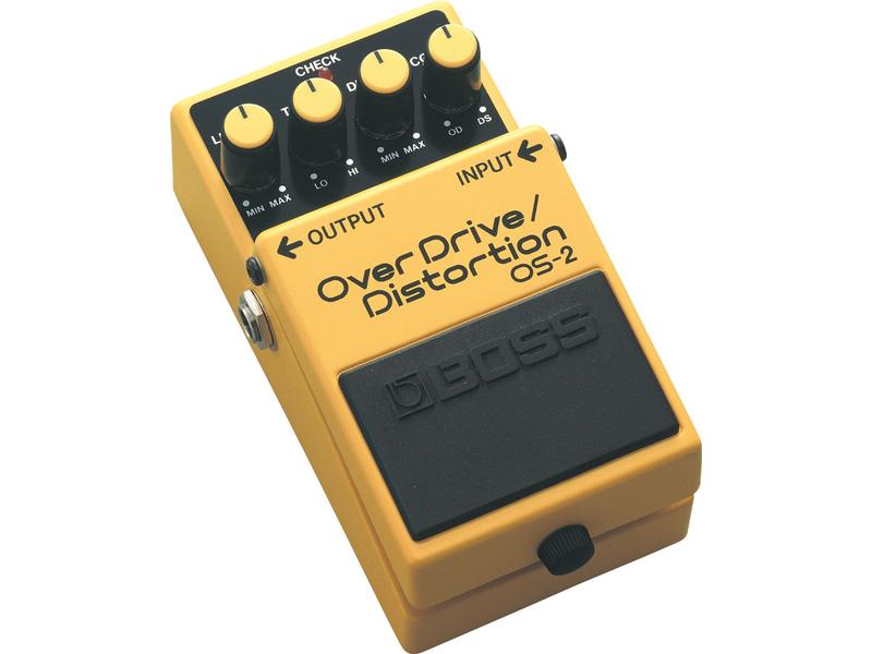 BOSS Pedal OS-2 Overdrive/Distortion-Pedal für alle Arten von Blues und Rock