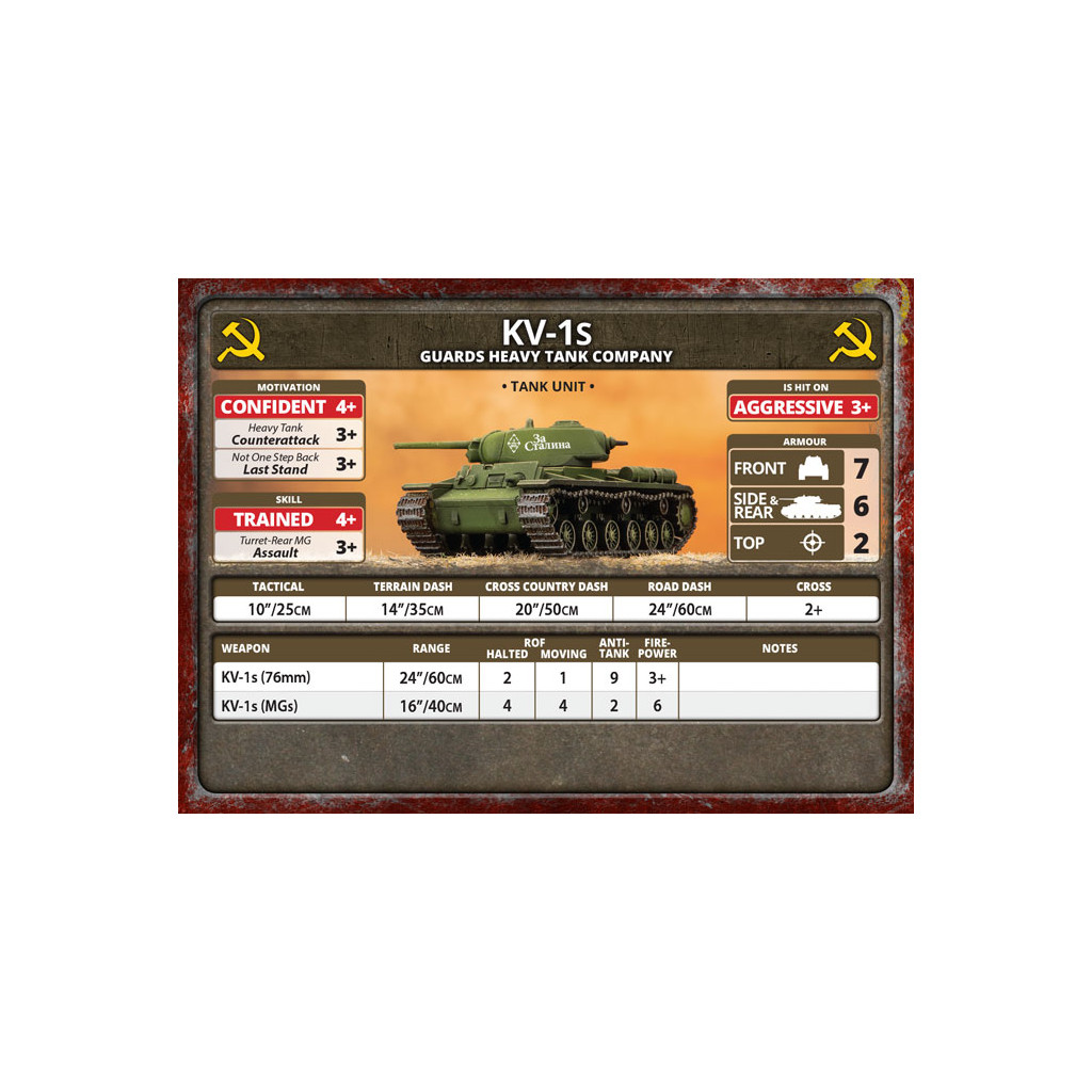 Flames of War - KV Tank Company