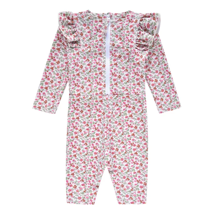 Louise Misha Combinaison Anti-UV Nylon Recyclé Fleurie Linette | Ecru