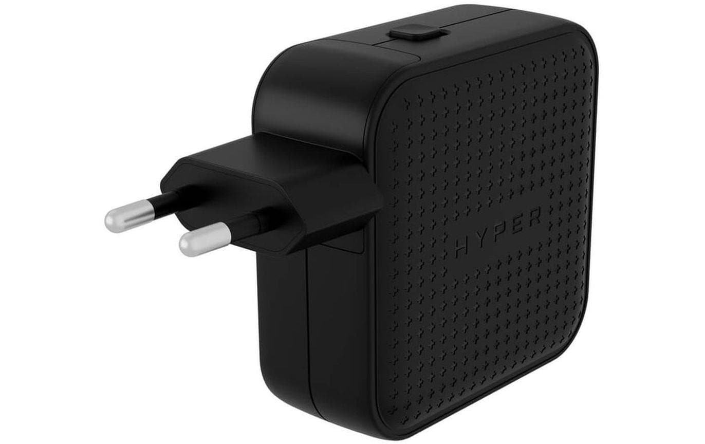 USB-Wandladegerät HyperJuice USB-C GaN 70 W SchwarzUSB-C GaN Reise-Ladegerät