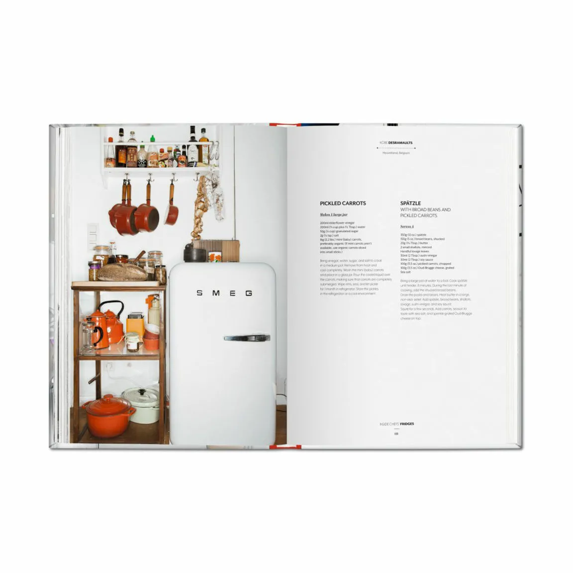 Taschen Inside Chefs' Fridges. 40 of Europe's most interesting chefs open their home refrigerators - Af Carrie Solomon og Adrian Moore