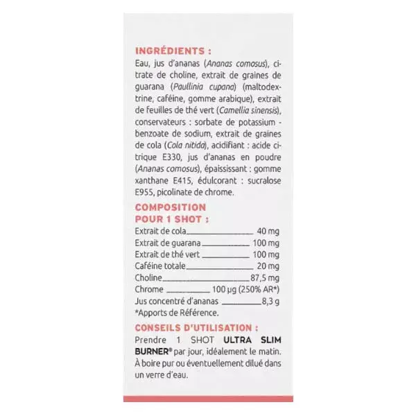 Eafit Ultra Slim Burner Shot 14 doses individuais