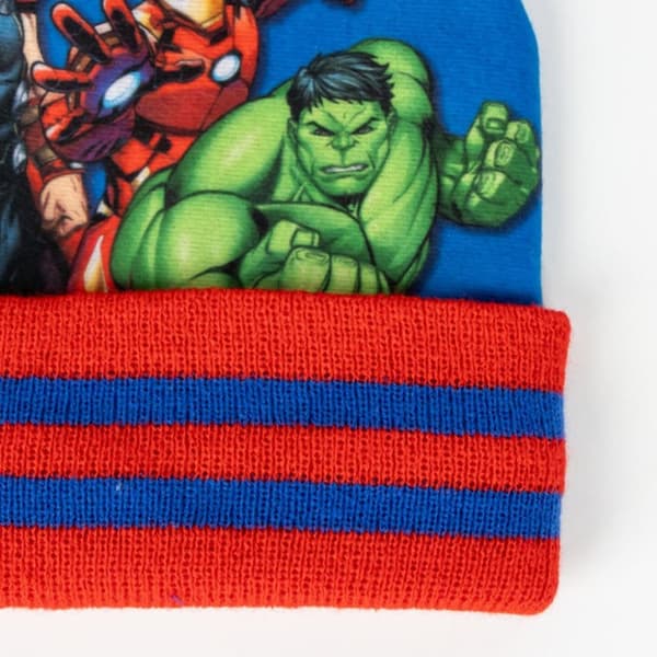 Avengers Team Barnmössa och Vantar Set