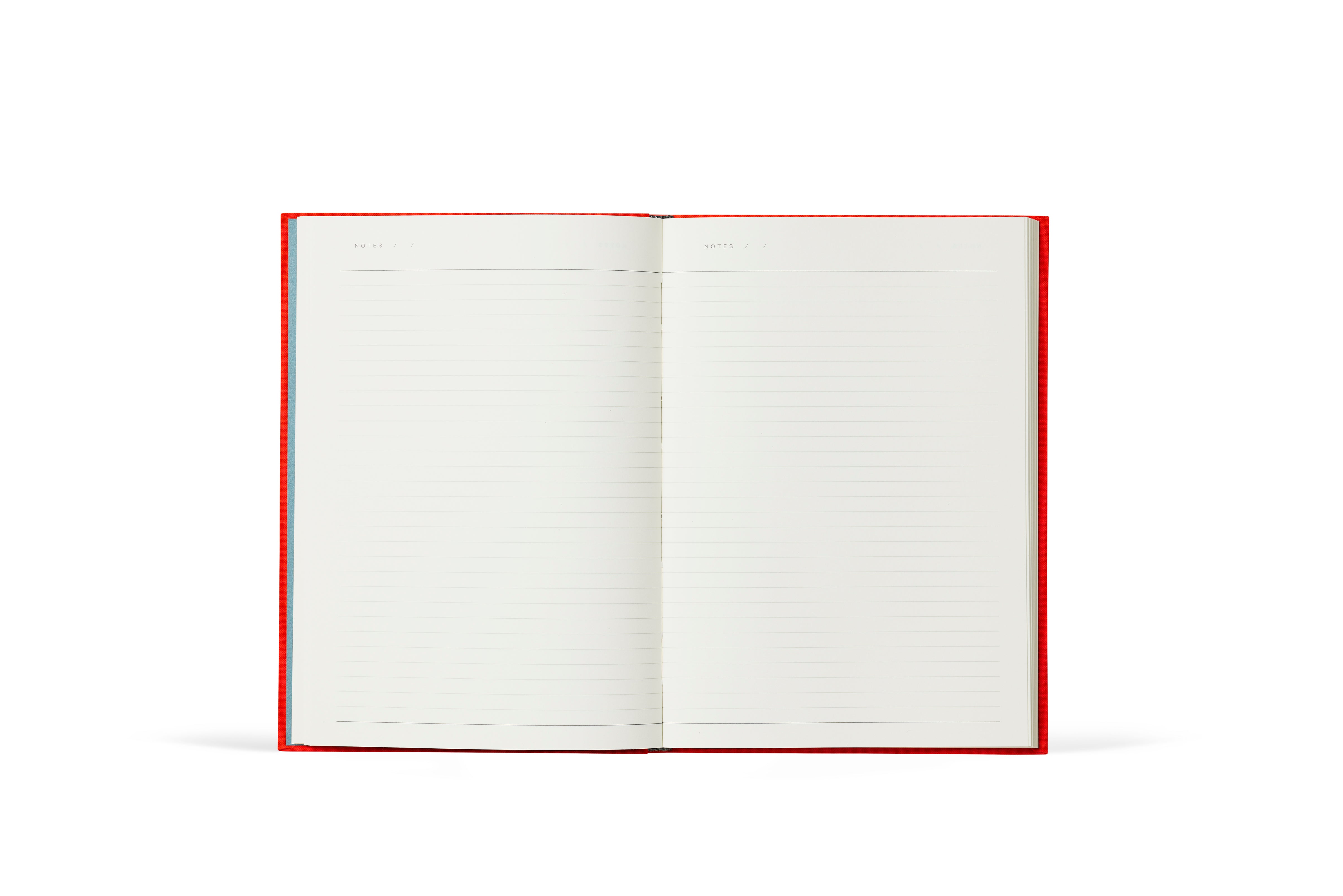 Notem  BEA notesbog m. elastisk bånd - Bright Red