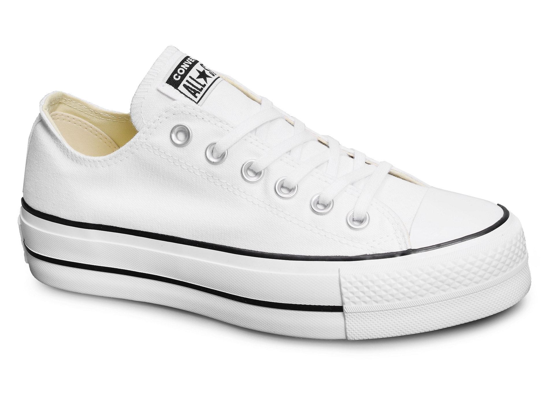 Chuck taylor plato blanc