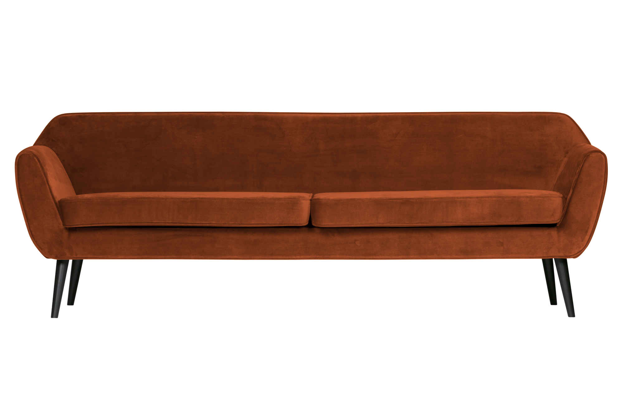 Sofa Rocco XL fluweel - Roest