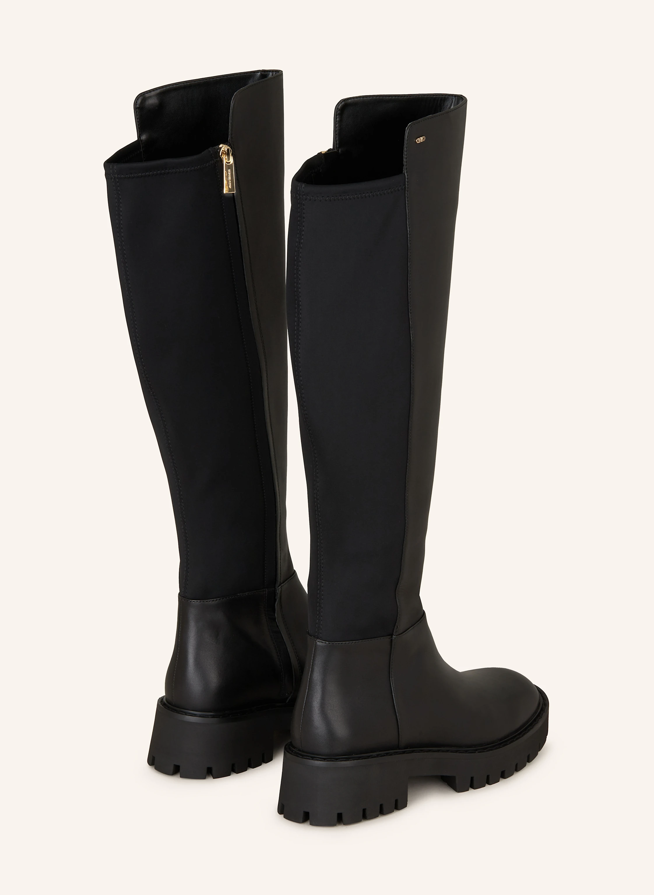 MICHAEL KORS Plateau-Stiefel ASHER im Materialmix