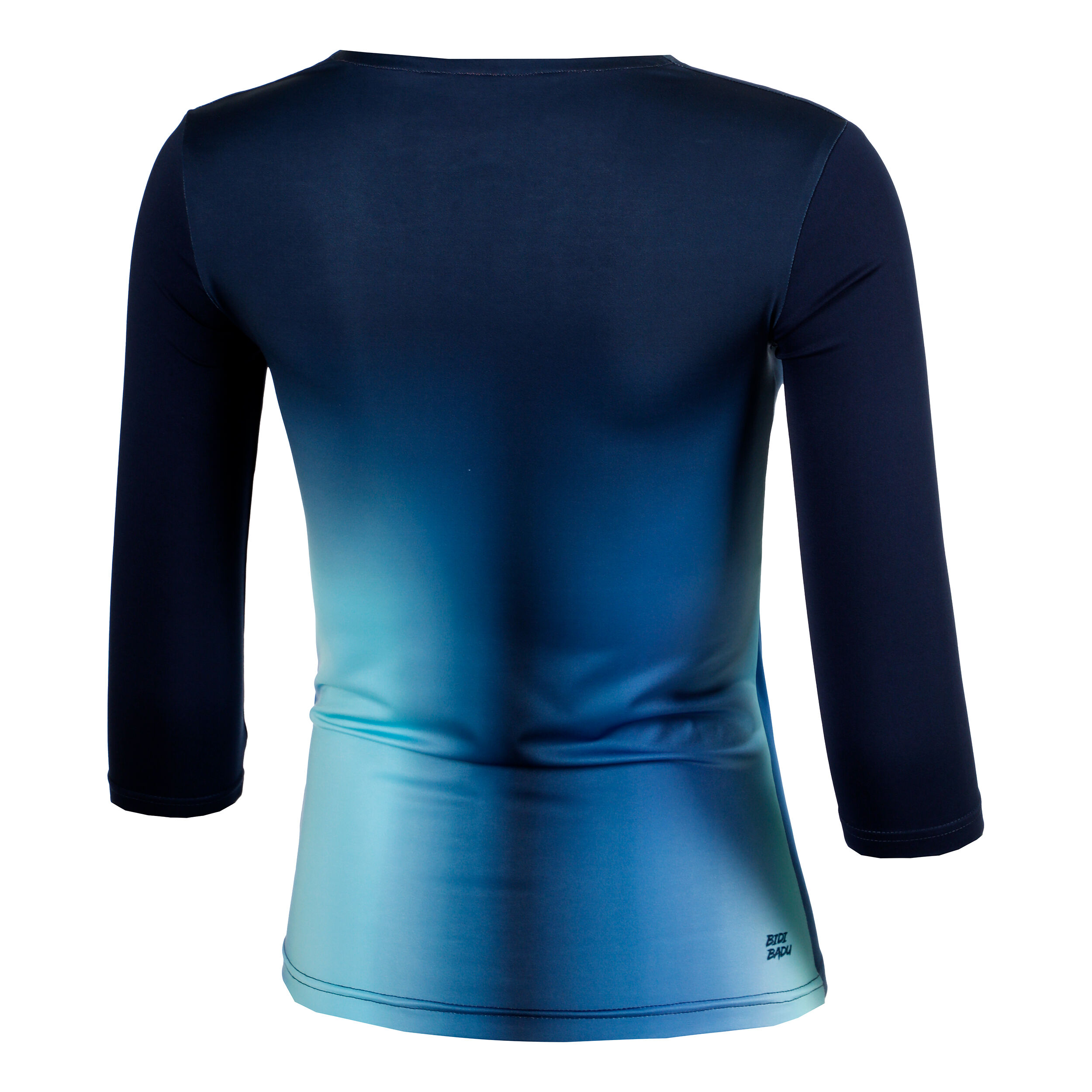 BIDI BADU Spectrum V-Neck Haut Manches Longues Femmes - Bleu Foncé , Bleu Clair
