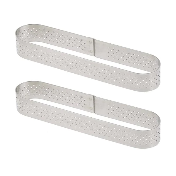 Lot de deux cercles perforé Oblong individuel De Buyer