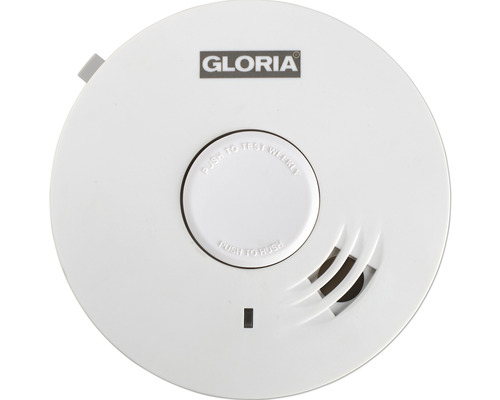 Gloria rookmelder R-10 Q-Label BxL 104x40 mm wit