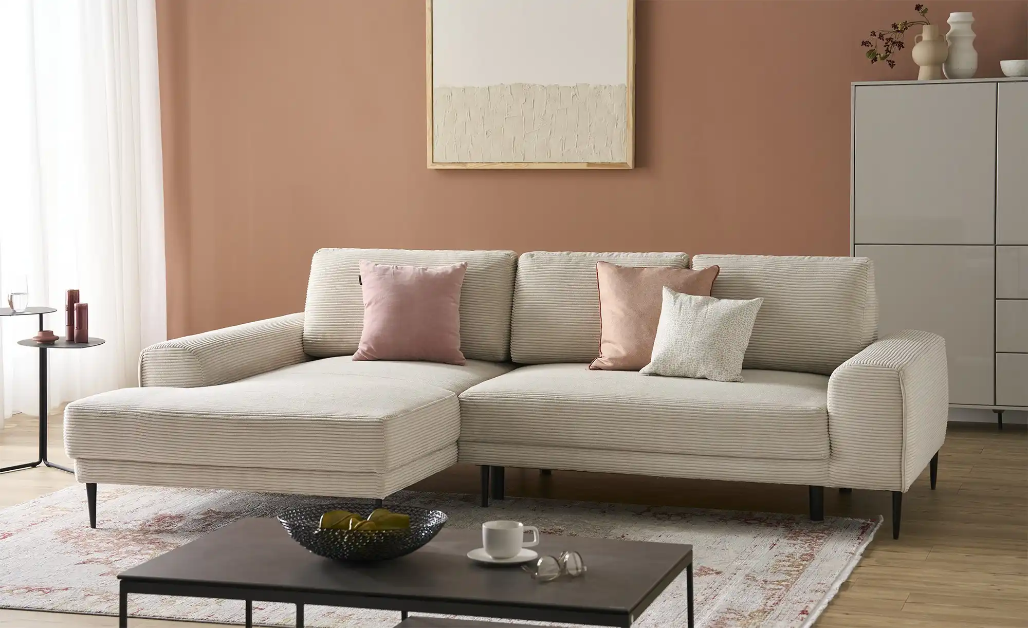 switch Ecksofa aus Cord Capitol