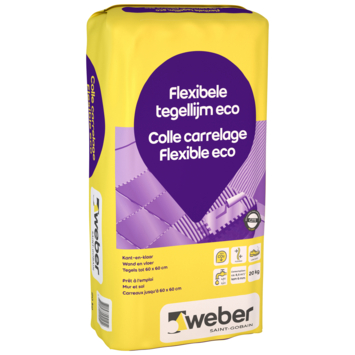 Weber flexibele tegellijm eco 20kg