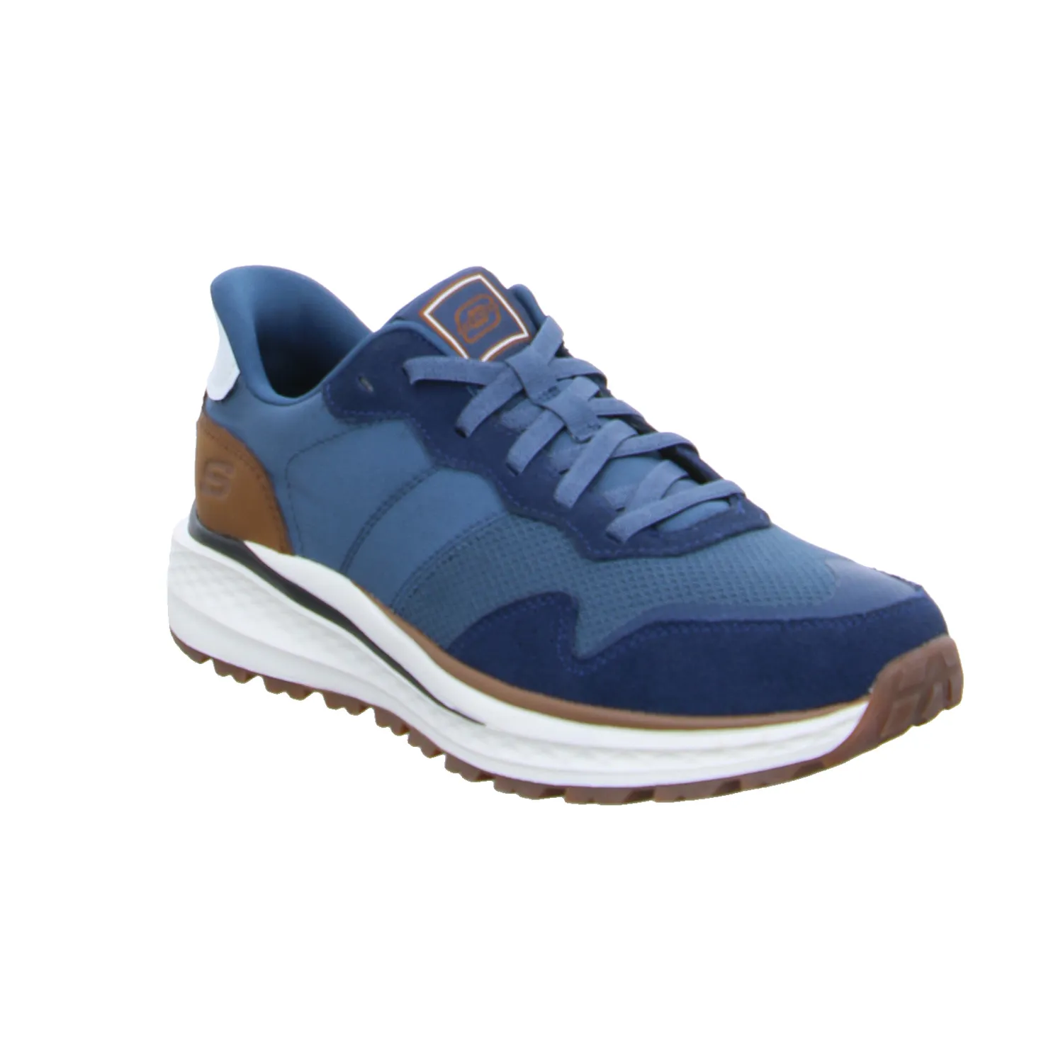 SKECHERS Halbschuhe Sneaker Blau Textil
