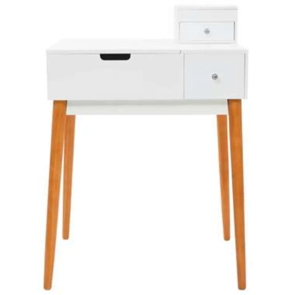 vidaXL - Kaptafel - Wit - MDF