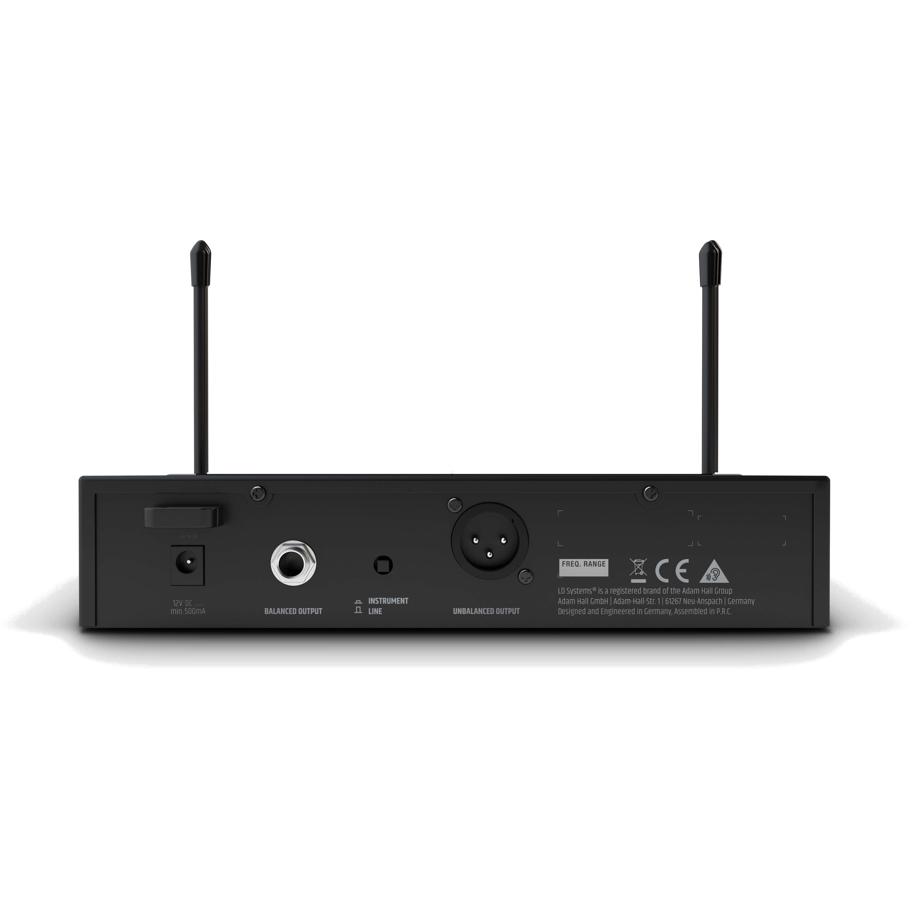 LD Systems U305 BPL bodypack en lavalier (584-608 MHz)