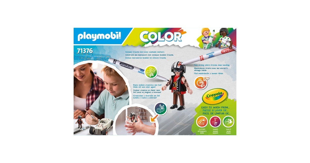 PLAYMOBILColor - Racewagen Constructiespeelgoed  (71376)