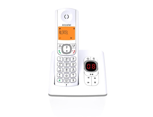 ALCATEL - F530 solo voice téléphone sans fil répondeur gris home