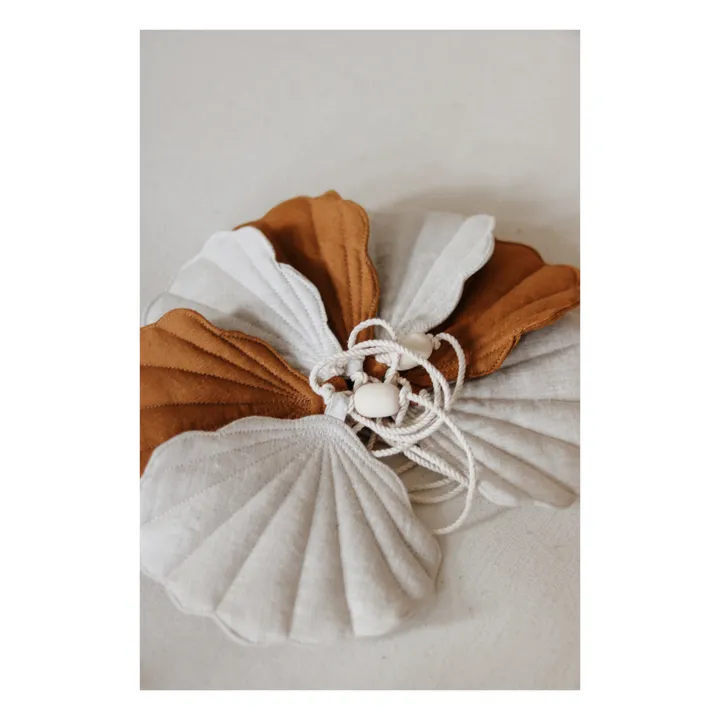 Moi Mili Guirlande décorative en lin  | Caramel